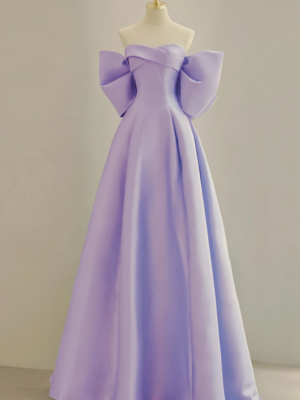 A Line Sweetheart Neck Satin Long Prom Dress, Evening Dress PFP2793