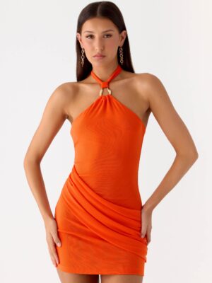 Henrietta Mini Dress - Orange